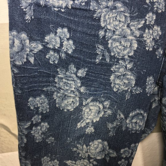 Rewash Brand Denim Jeans Junior Size 9 Floral - Picture 3 of 6